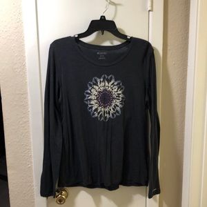 Columbia- gray long sleeve shirt